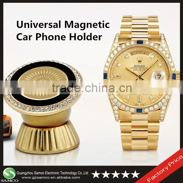 Samco Premium Magnetic Cell Phone Holder Cell Phone Car Mount Smartphone Holder 360 Degree Rotatable Cradle Mount Kit