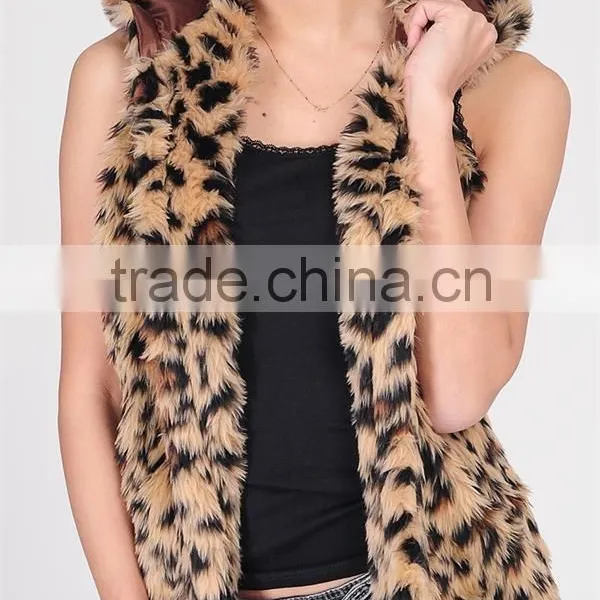 Ladies Sleeveless Vest, Sleeveless Fleece Vest photo-3