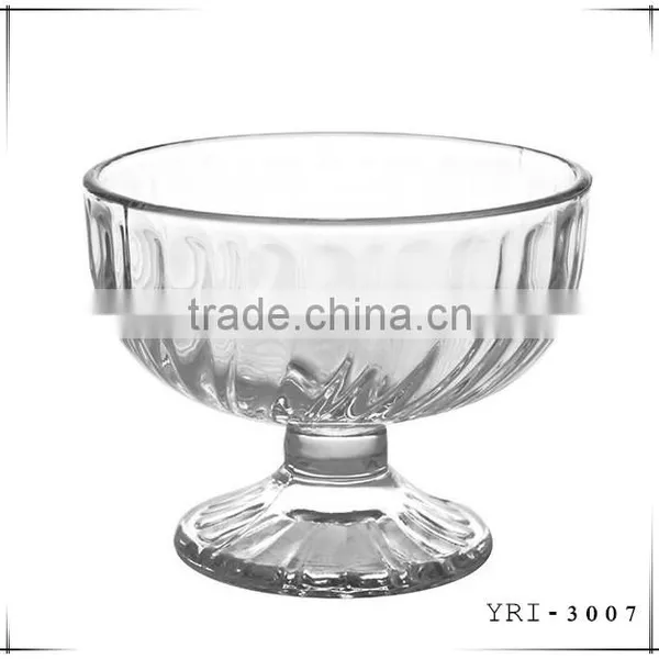 Ice Cream Cup/glass Cup for Ice Cream With Carving for Wholesale photo-3