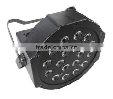 Super Brightness Pro 18pcs 1W RGBW (4in1) Flat LED Par Light With 100000 Hours Life Span photo-6