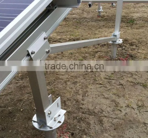 Galvanized Ground PV Solar Mounting System With Solar Bracket photo-2