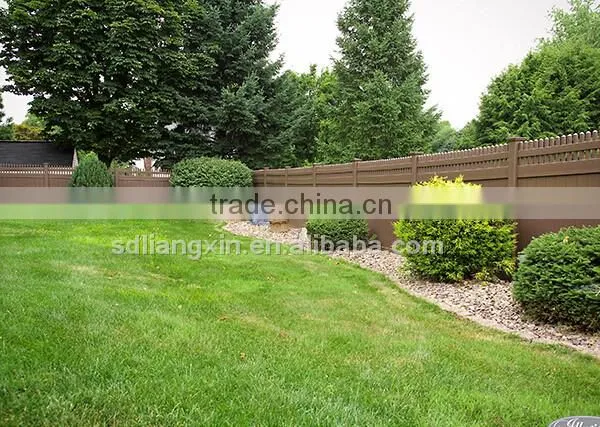 New Design Dark Brown Vinyl Fence photo-3