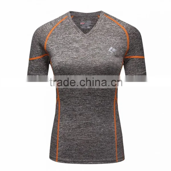 Four Colors Wholesale Fitness Clothing Women Sexy Yoga Wear Sports Running t Shirt photo-2