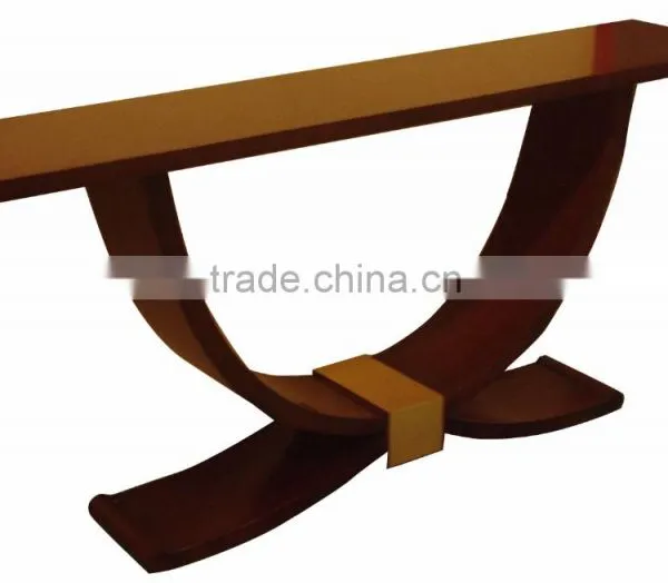 B-010# Wall Italy Design Wood Antiquet Furniture Console Table photo-4