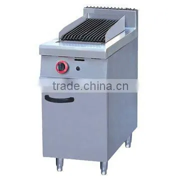 lava rock grill with cabinet