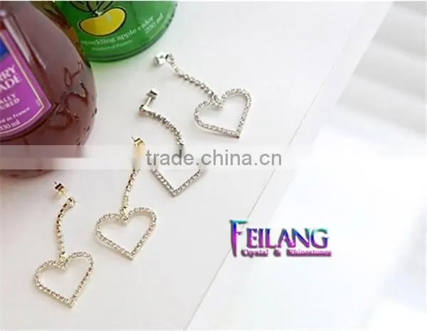 Hotsales Fashion Heart Shap Earrings Chandelier Earrings