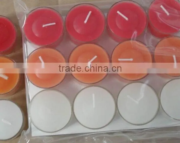 Colorful Pvc Holder Tealight Candle
