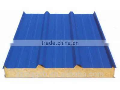 Good Qulity Fireproof Rock Wool Sandwich Panels photo-2