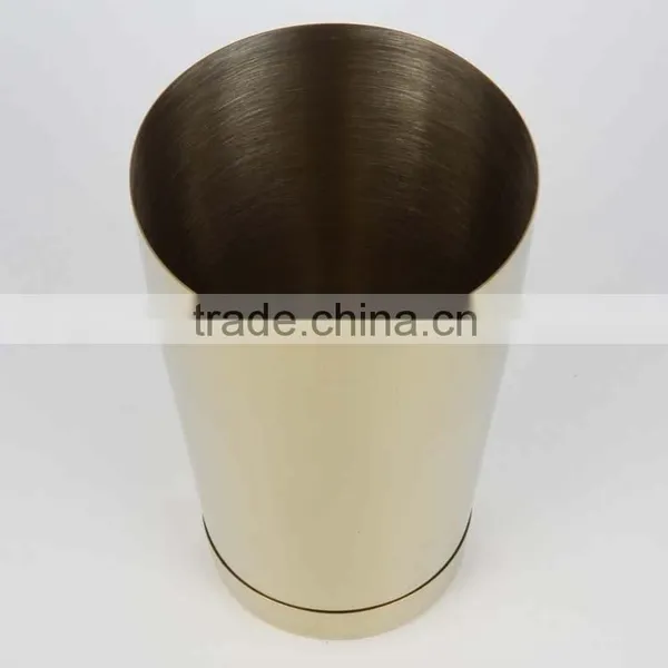 Stainless Steel Basic Bar Boston Shaker Sets Gold Plated photo-3