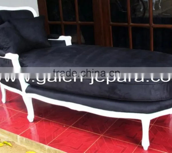 Lounge French Chaise - Upholstery Furniture Manufacture - Furniture With Pillow