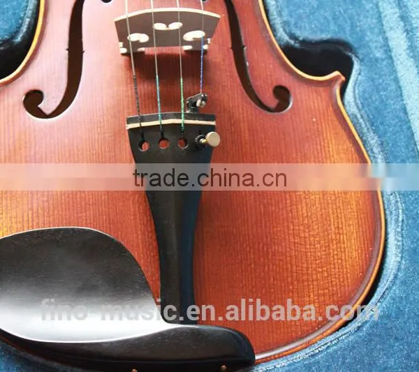 (FV-13E) Solid Violin Handmade Violin Ebony Parts photo-5