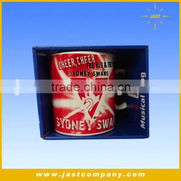 Club Logo Printed Musical Ceramic Sublimation Mug photo-3