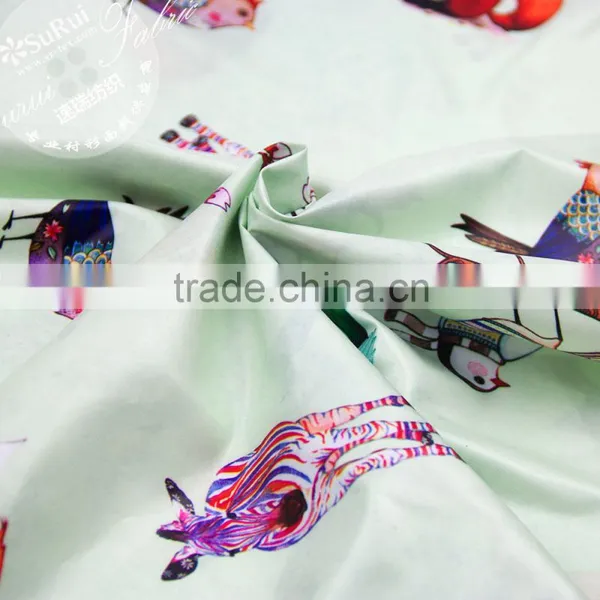 Hot Sellng Polyester Fox Printed Fabric for Dress Quality Choice photo-5