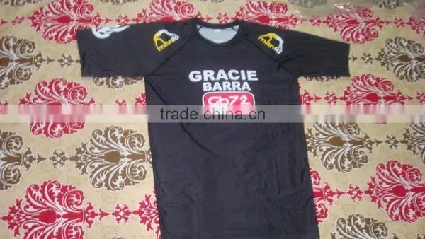 Low Price Mma Rash Guard / Long Sleeve Mma Rash Guards / Gracie Barra Mma Rash Guards