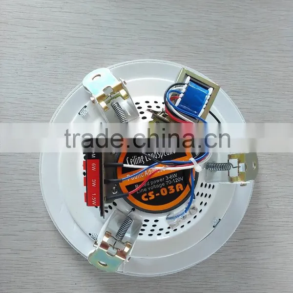CS-03A 1.5W/ 3W/ 6w Metal Ceiling Loudspeaker photo-2