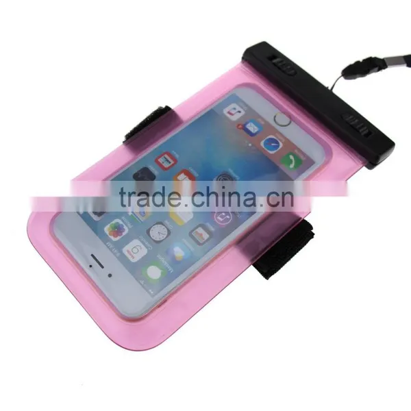PVC Material Apple Phone Compatible Brand IPX8 Waterproof Bag for Phone Cover With Armband photo-4