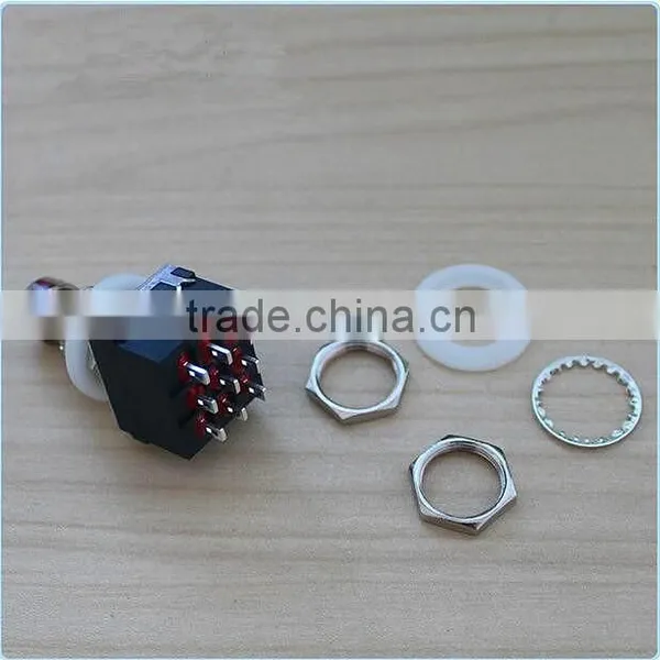 Sichuan Factory 9VDC 3pdt 9 Pins Foot Rotray Switch photo-3