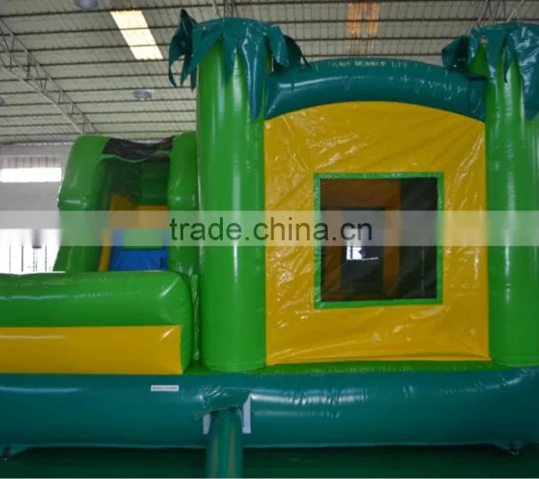Selling Popular Mini Green Combo Inflatable Combo Bouncer for Children photo-4