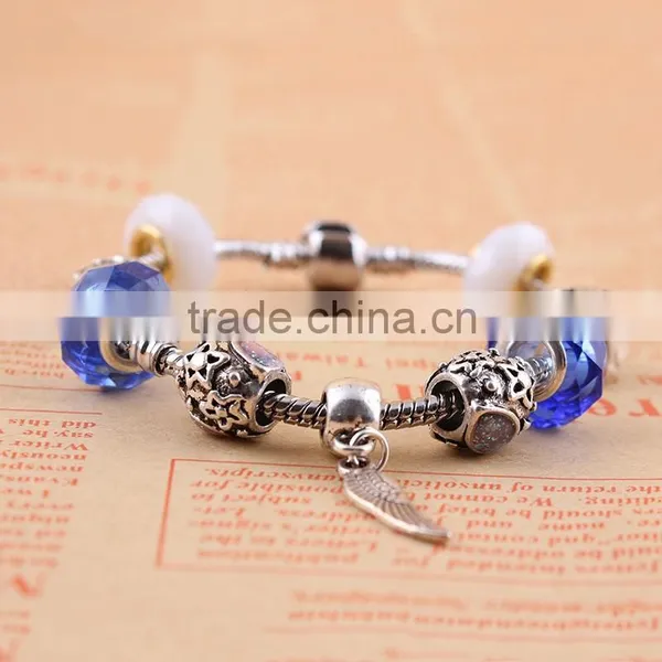 Fashion Blue Beads Jewelry Manufacturers Bracelet Accessories for Women photo-6