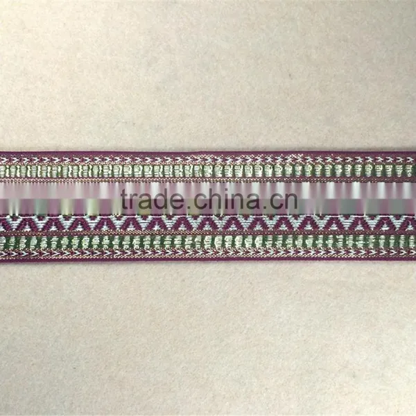 2016 Factory Wholesale Jacquard Ethnic Ribbon Trim photo-4