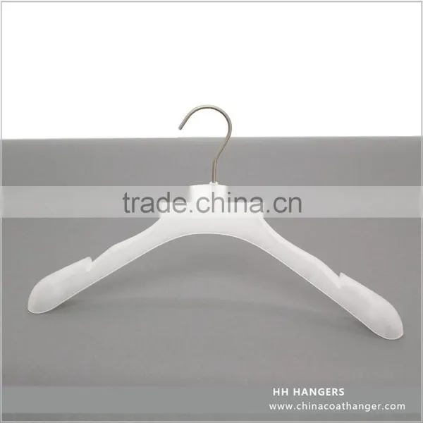 The HEAD White Palstic Suit Hanger With Notches,contour Style,swivel Hook photo-2