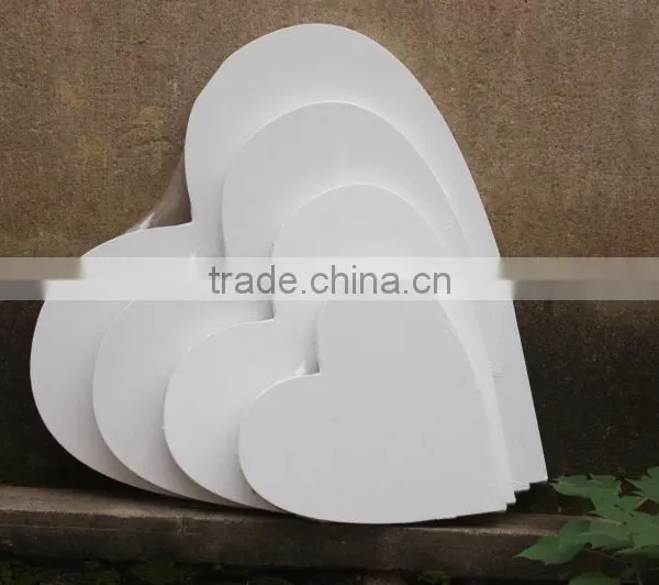 Cotton Heart-shaped Stretched Canvas
