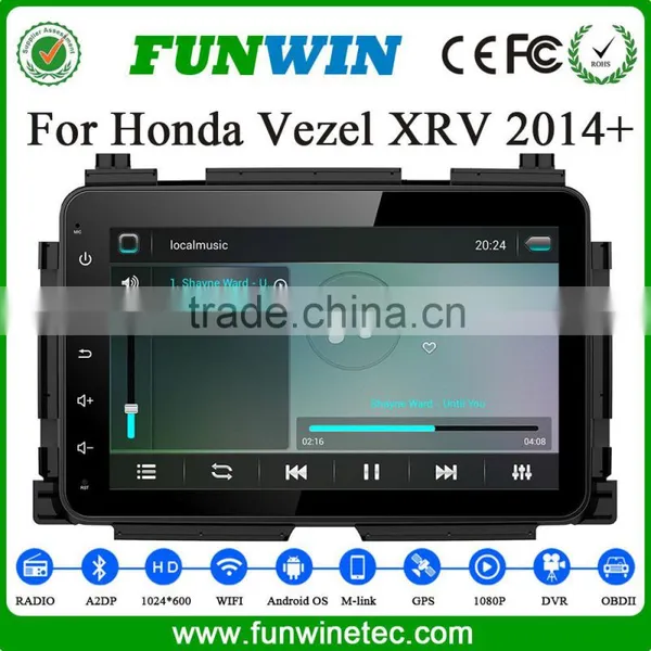 Funwin 2 Din 8" Android 4.4 Multimedia System Car DVD Player for Honda Vezel HRV XRV 2014 2015 With Radio GPS Navigation photo-6