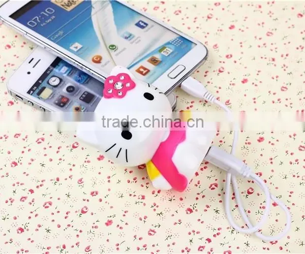 Smartphone Hello Kitty Cartoon Charger Portable Power Bank 5200mAh photo-6