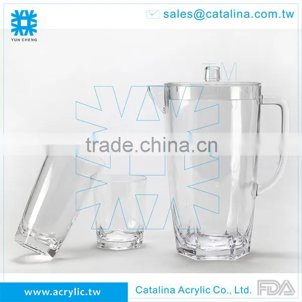 Clear Acrylic 2.47L Plastic Water Bottle Pitcher photo-4