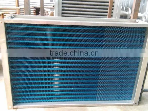 Red Copper Tube Aluminum Fin Heat Exchanger photo-3