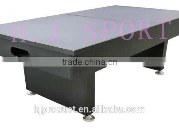 Factory promotion 7' High quality wooden 2 in 1 Multi games table. Pool table, Dinning table.