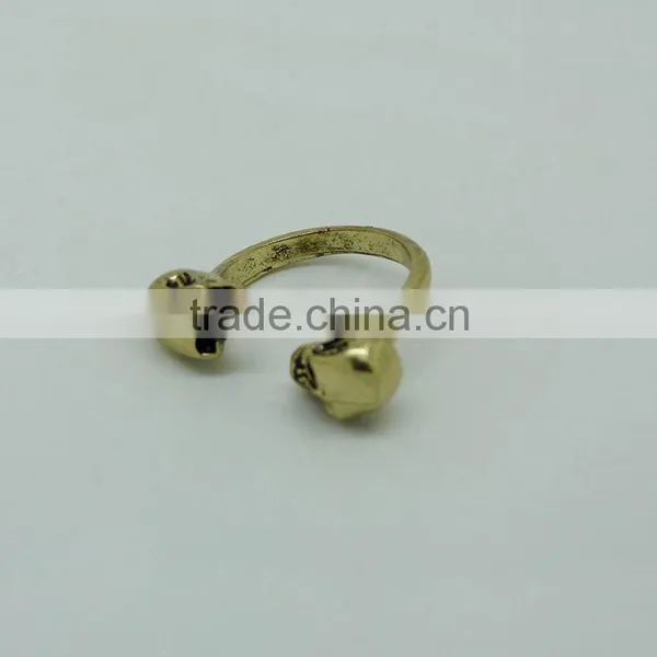 New Fashion Jewelry Double-end Human Skeleton Ring photo-2