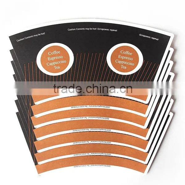 Hangzhou LvYang/GoBest PE Coated Paper Cup Blank/ Paper Cup Fan photo-3