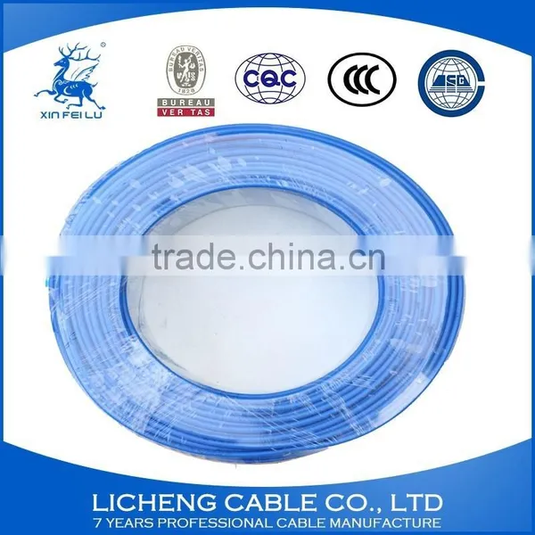 PVC Building Flexible Electric Wire Blue House Wiring 10mm2 photo-6
