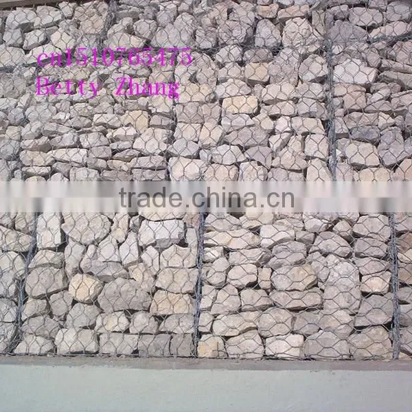 High Zinc Galvanized Gabion Boxes/PVC Coated Gabion Baskets/stone Cage (direct Factory) photo-2