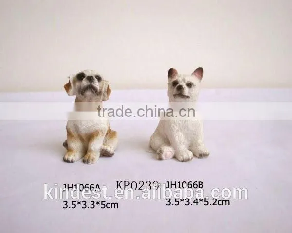 Resin Dog Figurines,promotion Gift Resin Dog Statues