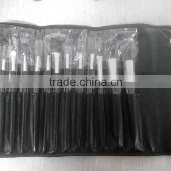 12PCS COSMETIC MAKEUP WOODEN HANDLE BRUSH SET photo-2