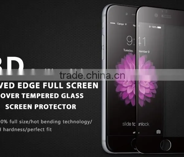 New !!! 3D Hot Sale Ful Body Cover Glass Screen Protector for Iphone 6, Tempered Glass for Iphone 6 Plus photo-3