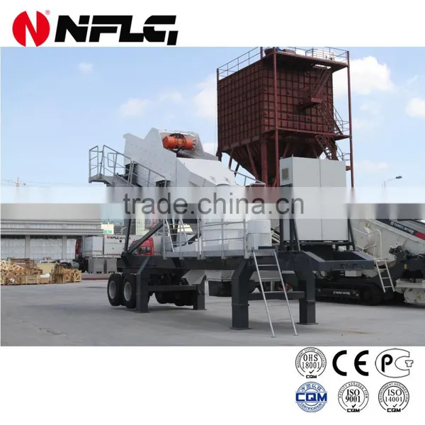Used or Secondhand Crawler Type Mobile Impact Crusher Station: I-130RS, Made in 2011