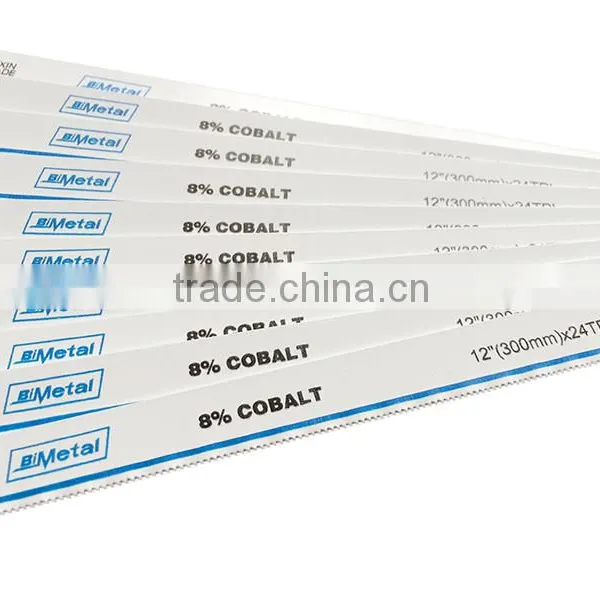 Top Quality Hand Saw Blades 8%COBALT Bi Metal Hand Saw Blades 24TPI Flexible Hacksaw photo-3