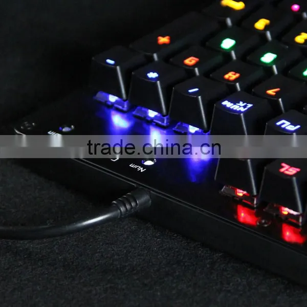 Led Backlight Metal Gaming Mechanical Keyboard photo-4