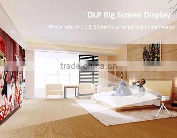 4 Core Cpu Build in Speakers Dlp Link 3d Home Theater 4K Full hd 3d Led Projector photo-5