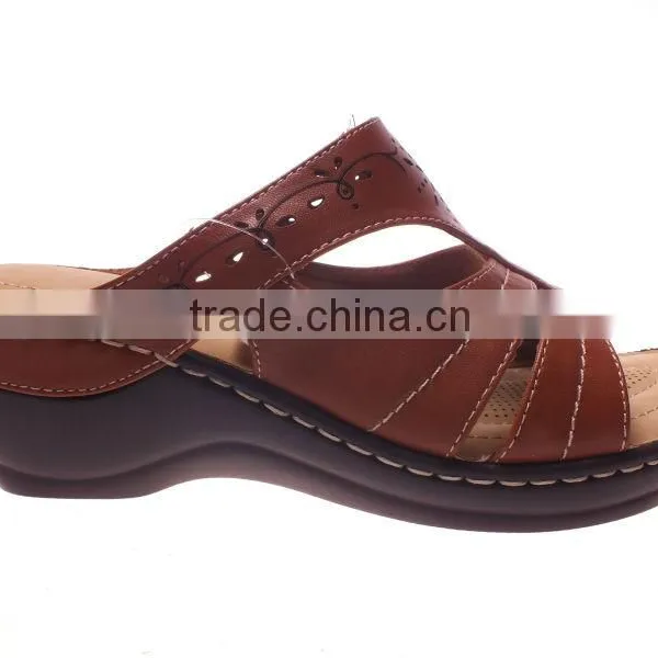 Ladies Slipper With Low Heel Comfortable Sole