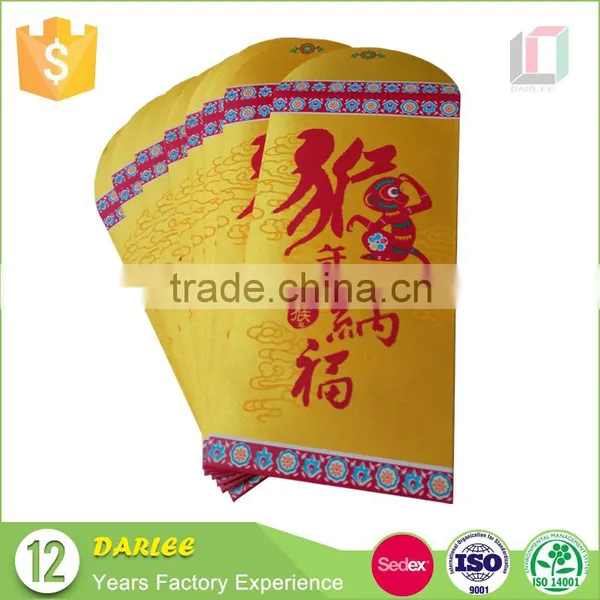 Wholesale Zodiac Rooster Design Red Pocket Custom Chinses New Year Angpow Packet With Own Logo Printing photo-4