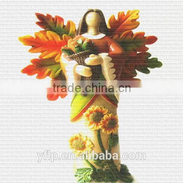 Yuanfu Resin Wing Angel Figurine photo-3