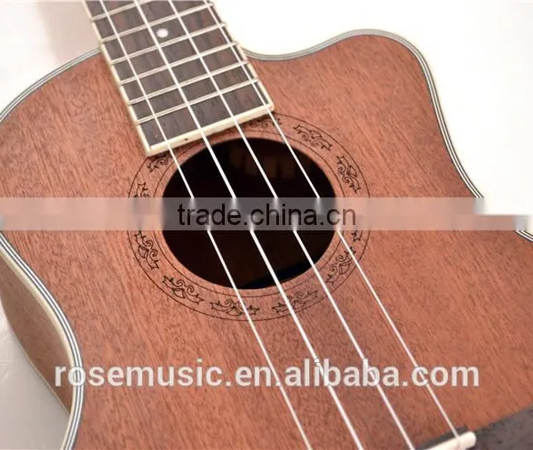 26 Inch Cutaway Ukulele China High Quality Cheap Wooden Guitar (UK200-26C) photo-5