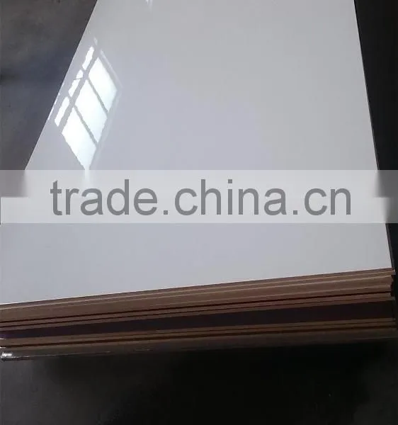 E1 Formaldehyde Emission Standards and First-Class Grade 9mm Popular Selling High Gloss UV Board UV MDF Board for Decoration photo-2
