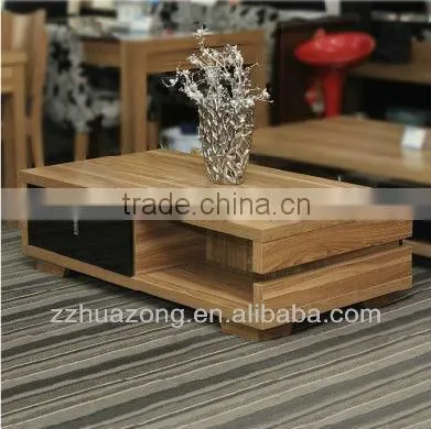 Modern Design High Gloss MDF Coffee Table photo-2