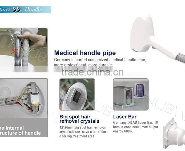 Permanent All Skin Types 808nm Diode Laser Hair Removal Machine photo-3