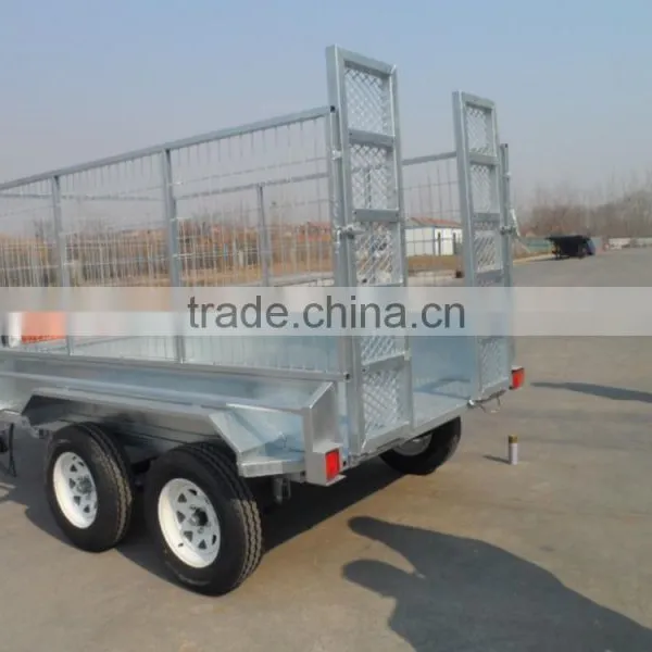 Heavy Duty Galvanized Tandem Hydraulic Tipper Box Trailers photo-5
